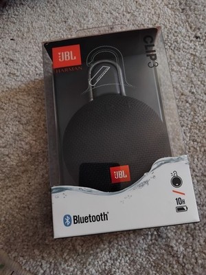 JBL Clip 3 Tragbarer Bluetooth-Lautsprecher - Midnight Black