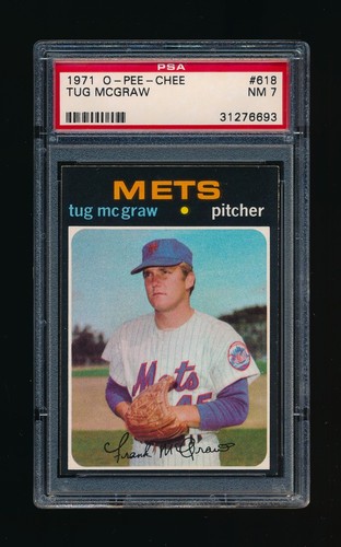 Tug McGraw #618 1971 O Pee Chee card