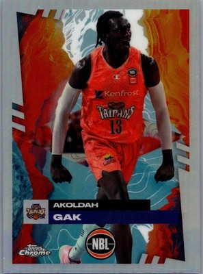 2024/25 Topps Chrome NBL #29 Akoldah Gak Trading Card Cairns Taipans