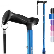 Walking Cane, Folding, Adjustable, Lightweight, Walking Canes for Men Women,...