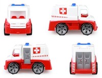 Lena 04456 - Truxx Krankenwagen Mit Spielfigur Und ZubehöR Ab