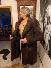 Herren Echtpelzmantel Nutria dunkelbraun Gr. ...
