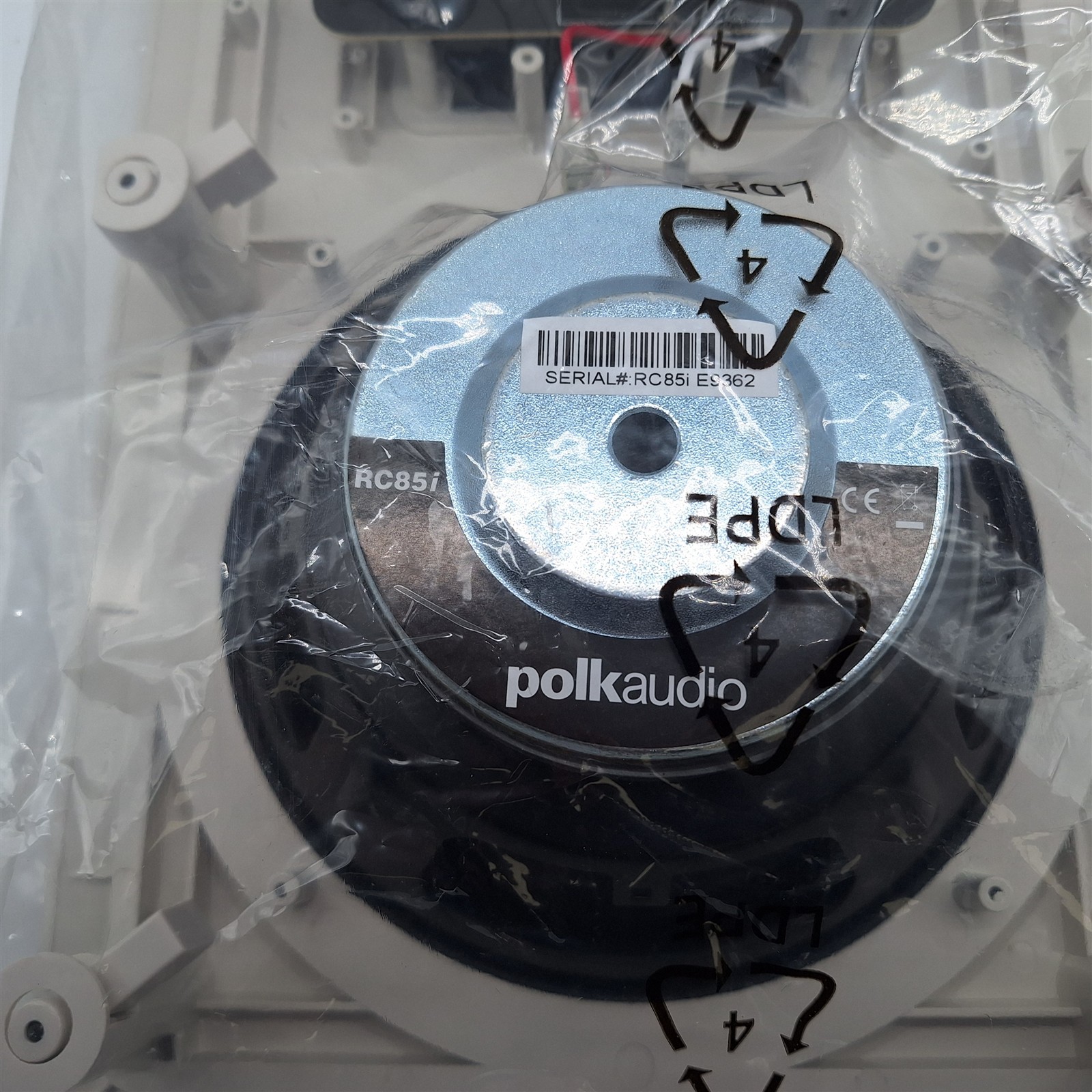 Polk RC85i In-Wall Speaker - White