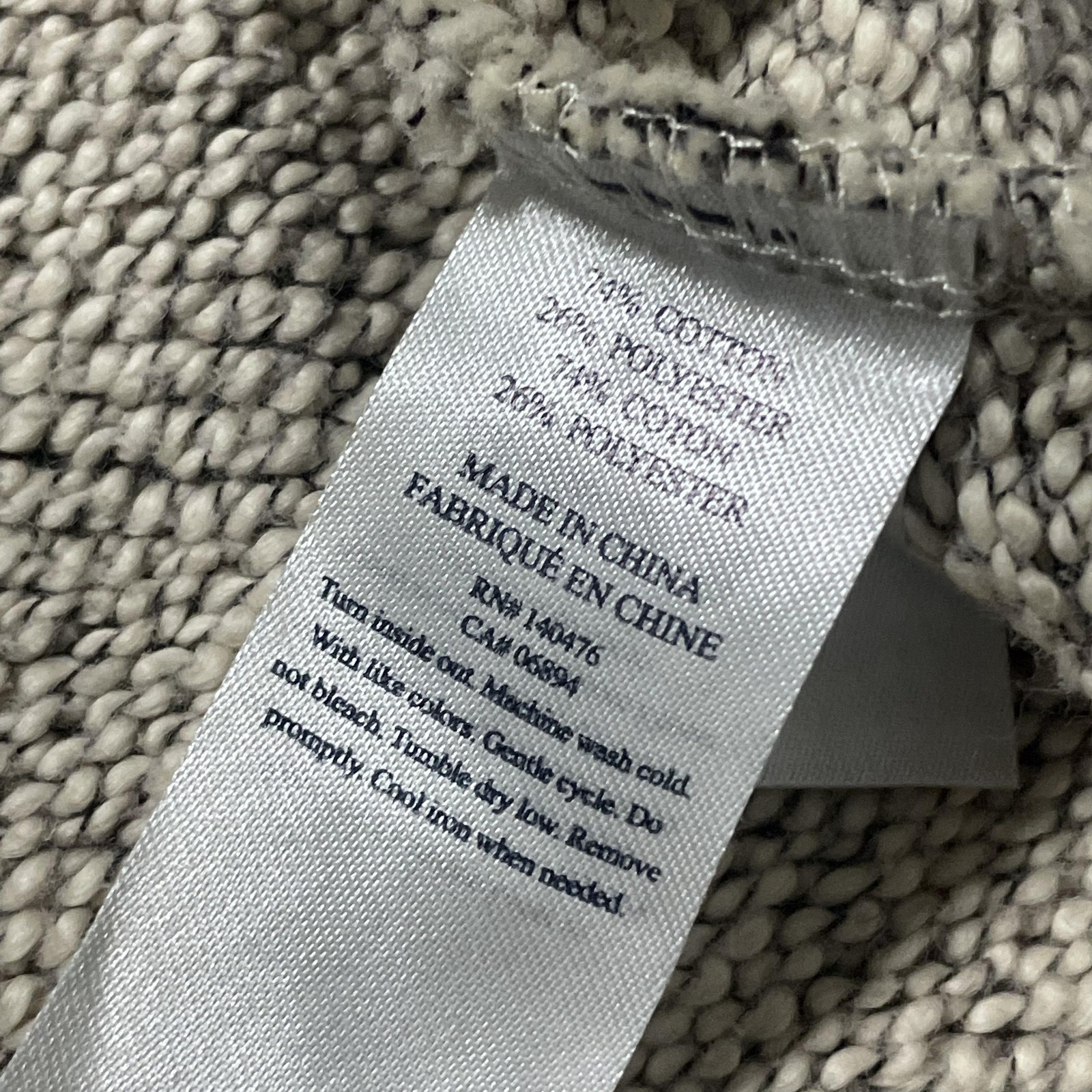 Faherty Pullover Hoodie Mens Medium Herringbone B… - image 9