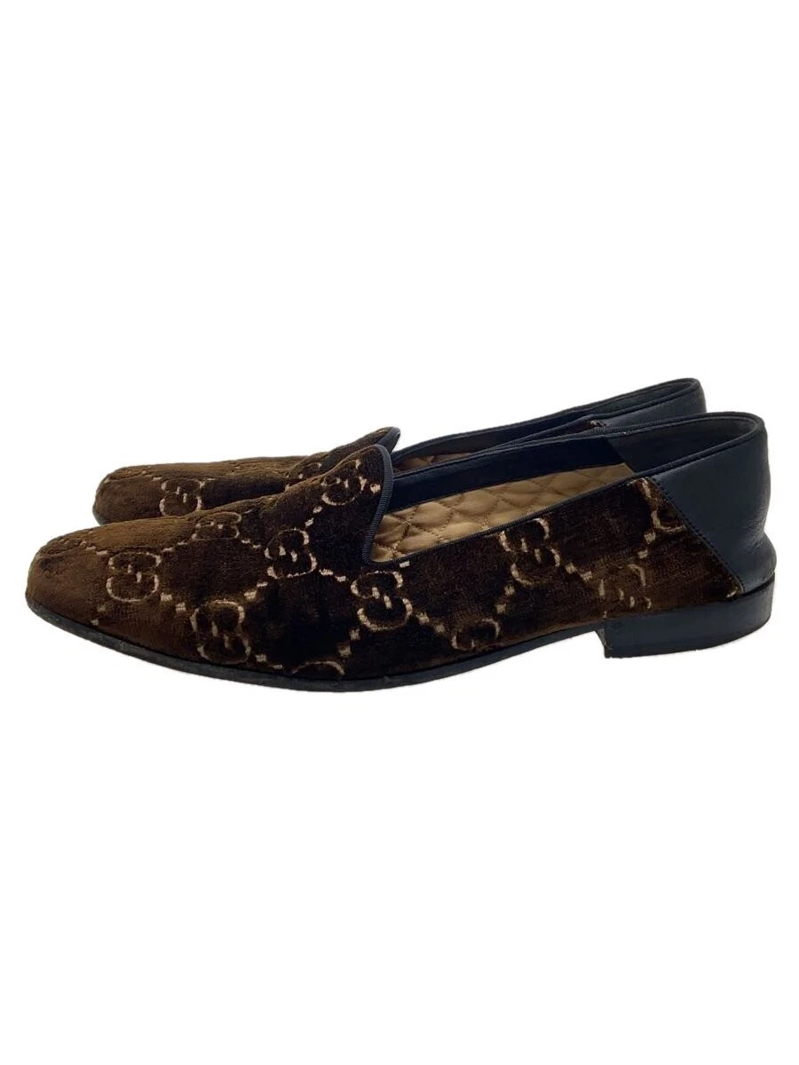 Chaussures Gucci Opera marron UK7 occasion semelle cuir état usé