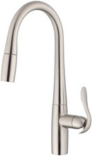 Gerber D454012SS Stainless Steel Selene Single Handle Pull-down Kitchen Faucet -