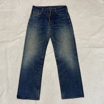Vtg 90s Levis 502XX Big E Redline Selvedge Jeans Made in Japan W34 Faded