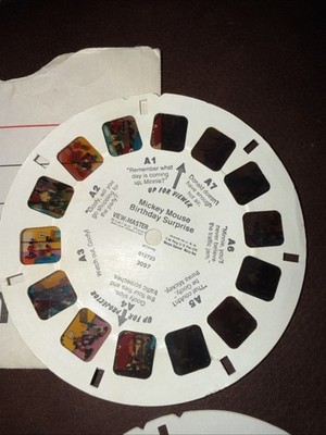 Disneys Mickey Mouse Birthday Surprise View Master Reels A, B, C