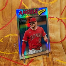 2026 Mike Trout REFRACTOR Topps Heritage Chrome Refractor #163 LA Angels