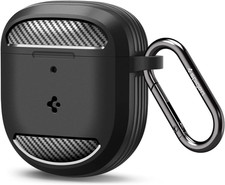 Spigen Rugged Armor Designed for Bose Quietcomfort Ultra Earbuds Case 2023 and