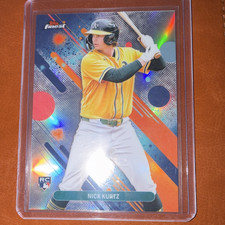 2025 Topps Finest Nick Kurtz SuperFractor #10 card