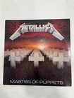 Metallica Master of Puppets Vinyl Record Original Press 1986 12”