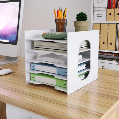 5-Tier 10 X12  Scrapbook Desk Organizer,Paper Organizer,File Organizer,Letter Tr