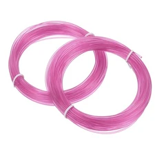 2 Pcs 3D Pen Filament, 1.75mm Dia 33ft Length, Transparent Purple