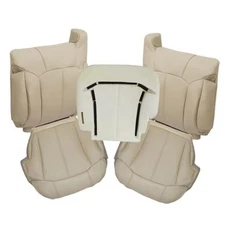  Front Driver and Passenger Bottom & Top Lean Back Replacement Seat Light Tan