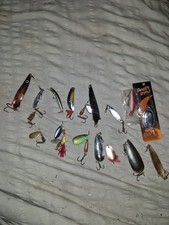 18 X Spinners Spoons & Tobys Fishing Lures 3g To 20g