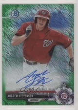 Andrew Stevenson Bowman 2017 Green Refractor /99 Auto