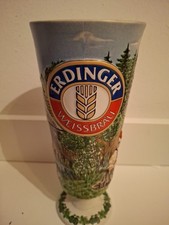 Erdinger Weissbräu Sammler  Krug,  Pokal, Keramik, Edition Kössinger 1990