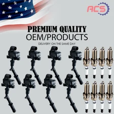 8X Ignition Coil & Spark Plugs OEM For Mercedes-Benz E550 S550 CLS550 2769060160