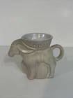 Vintage 1991 Frankoma DEM Political Democrat Donkey Coffee Cup Mug Planter 4”