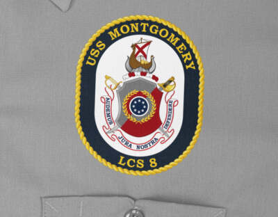LCS-8 USS Montgomery Iron On Heat Transfer Vinyl HTV Independence Littoral