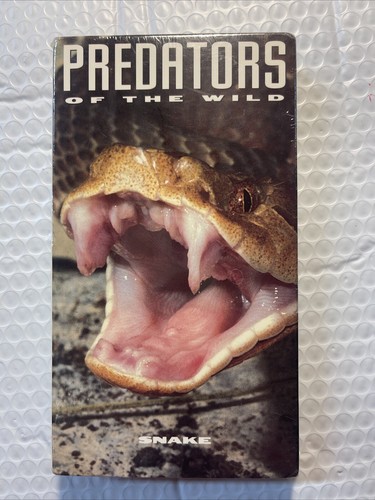 PREDATORS OF THE WILD-SNAKE-VHS *SEALED* - Picture 1 of 2