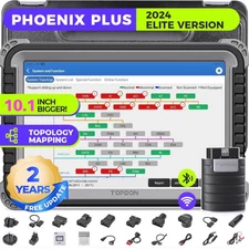 2026 TOPDON Phoenix Plus OBD2 EOBD Car Diagnostic Scanner ECU Online Coding