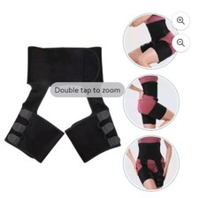 Adult Unisex 1pc Three-in-one Abdomen Belt Waist Support Trainer Thigh Strap S/M
