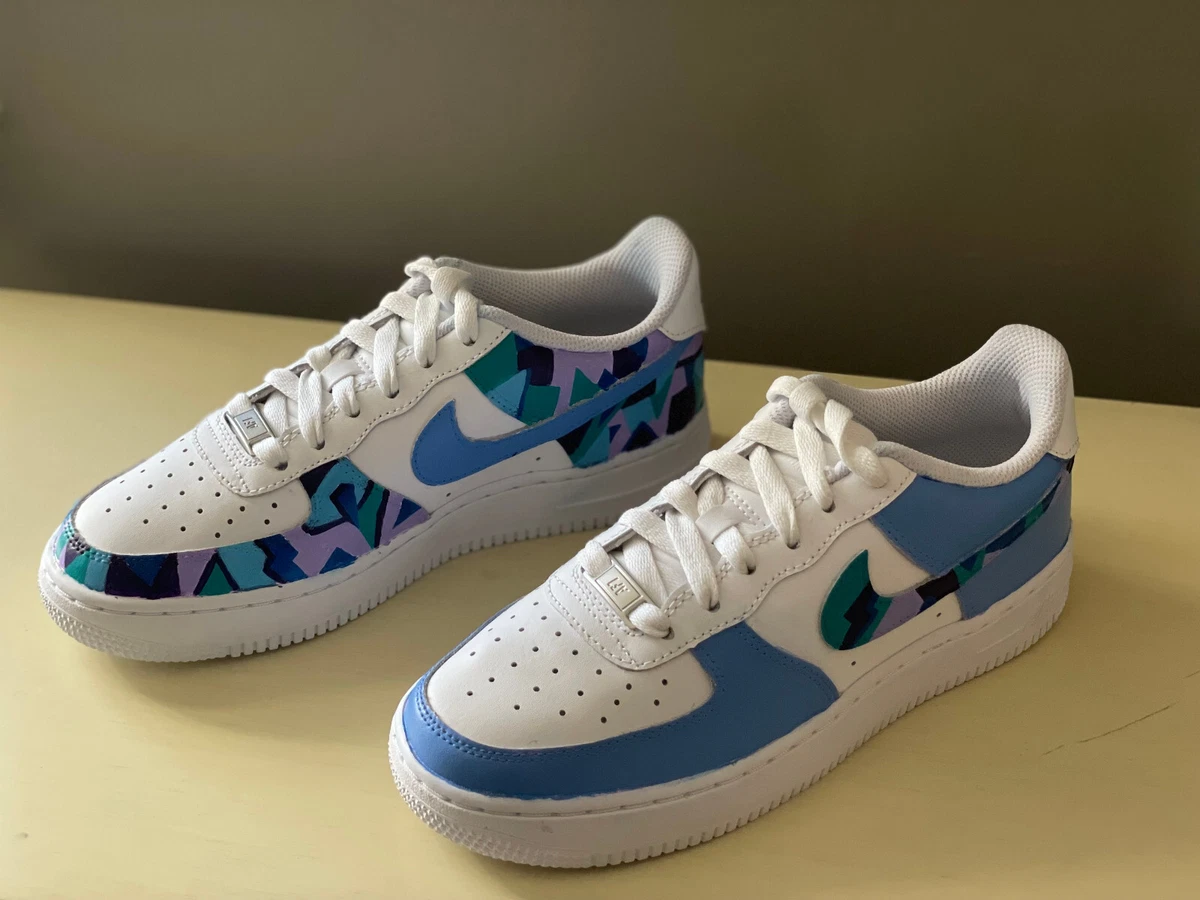 bestille absorption Kænguru Nike Kids&#039; Grade School Air Force 1 Shoes Custom Design | eBay