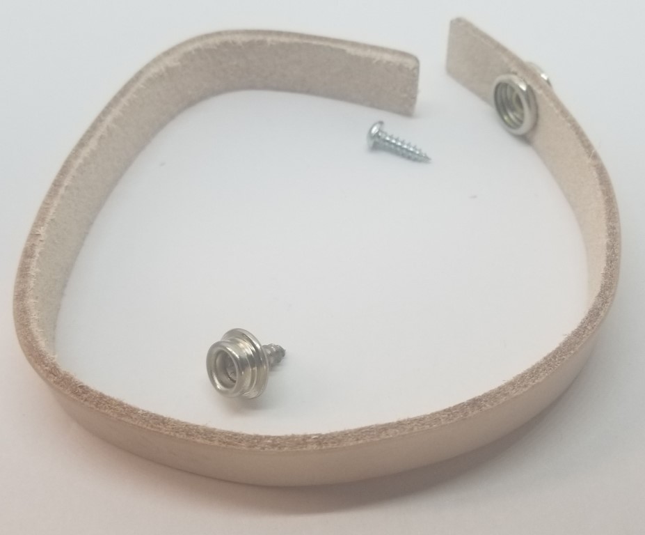 Natural Leather High Chair Safety Strap chair seat antique vintage baby