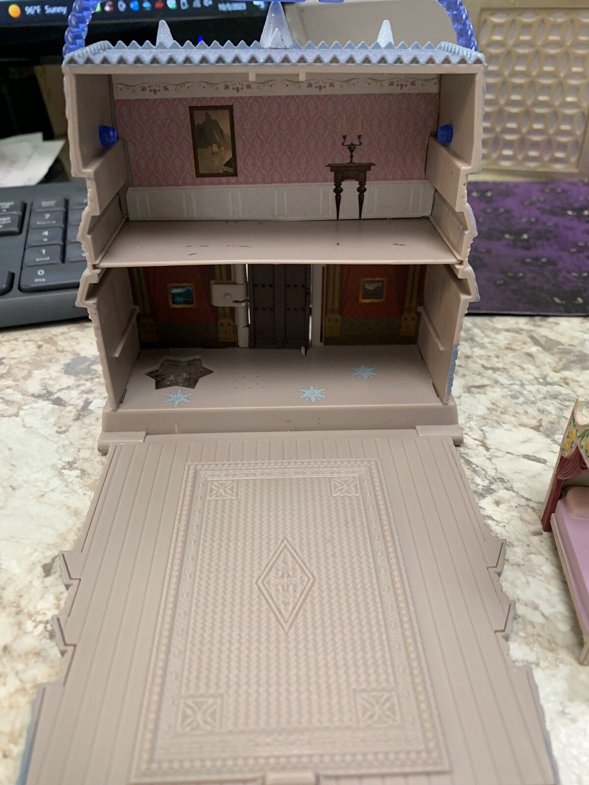 Disney Animators Collection Littles FROZEN Micro Playset Anna Elsa 3 Piece Set