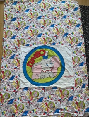 Bettwäsche Dumbo two pieces  vintage bed disney sheet  bedding - Bild 1 von 4