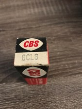 One Excellent CBS 6CL6 Tube NOS NIB