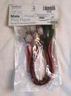 WinBook Male Power Plug Pigtail 10” DC 2.1 X 5.5 mm Pro-line 10 Pack For CCTV