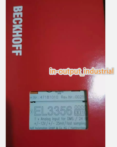 NEW IN BOX BECKHOFF EL3356-0010 Module EL3356-0010