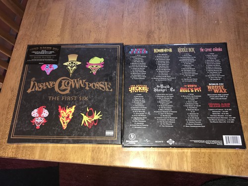 INSANE CLOWN POSSE FIRST 6 BOX SET NEW SEALED GREAT FOR COLLECTOR'S CD/DVD - Picture 3 of 7