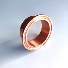 1.5" Copper Tri-clamp Sanitary Fitting or Dairy Tri-clamp Ferrule, 1.5 Inch