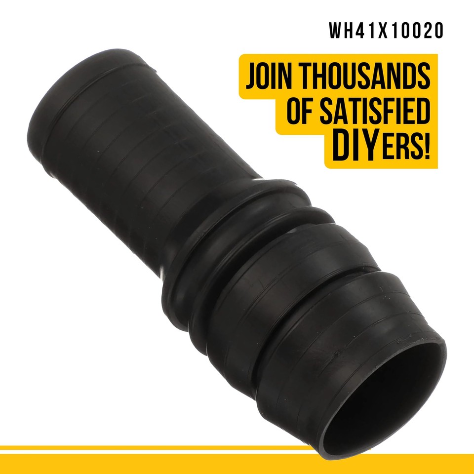 Upgraded WH41X10020 Adapter Drain Hose Compatible GE Washing Machine