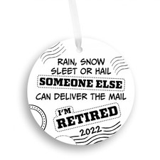 Retired Postal Worker 2022 Ornament