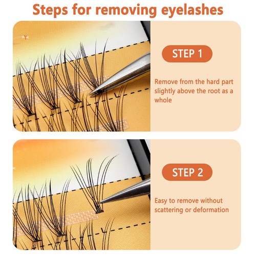 Natural Curling Fake Eyelashes Professional Extension Eyelashes for Party - Picture 2 of 19