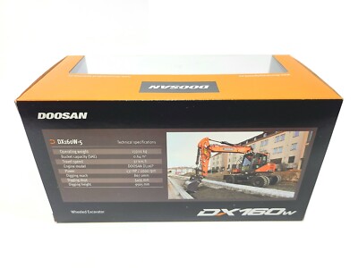 1/50 DOOSAN DX160W ホイールショベル Amazon.com: for doosan DX160W Wheeled Excavator 1/50 DIECAST