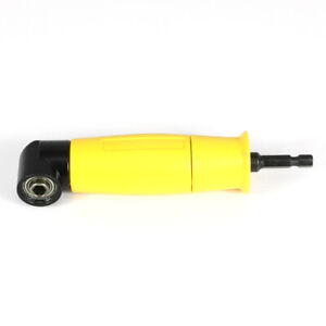 90 Degree Right Angle Rotatable Extension Screwdriver Drill Attachment Adapter