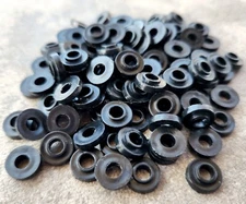 40 - #8 Tattoo Machine Thick Black Nylon Shoulder Washers American Forward USA
