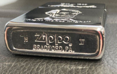 Zippo lighter Abraham Lincoln carved design made in 1989 unused