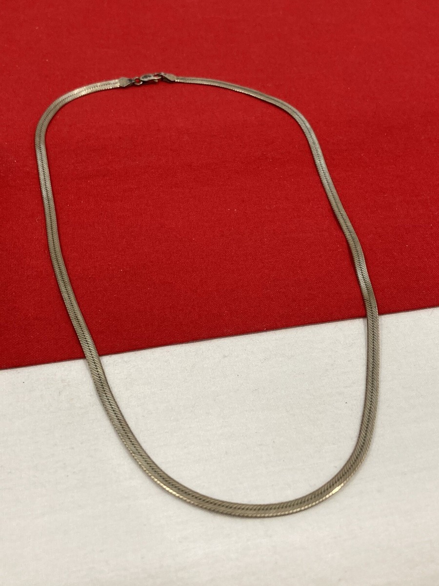 Vintage FGS VIOR ITALY 925 Solid Sterling Silver Herringbone Vintage FGS VIOR ITALY 925 Solid Sterling Silver Herringbone
