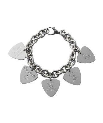 HYSTERIC GLAMOUR WOMAN ON SKULL PICK Bracelet Guitar Pick Shape