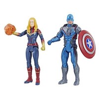 Avengers Marvel Endgame Captain America & Captain Marvel 2 Pack Characters From