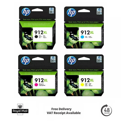 Original HP912XL Tintenpatronen für HP OfficeJet 8012 8014 8015 -INDATE LOT