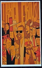 Big Lebowski - Re-imagined/Cast of Characters - Mini Movie Art Poster