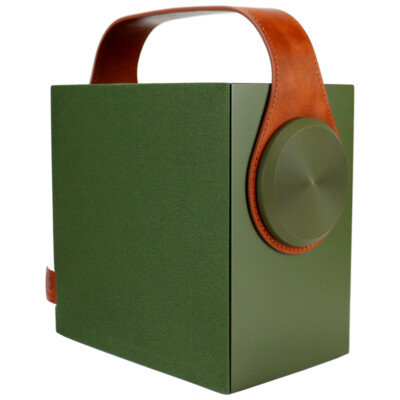 Morel Biggie Home Audio Bluetooth Wireless Speaker - Olive Green *NEW*